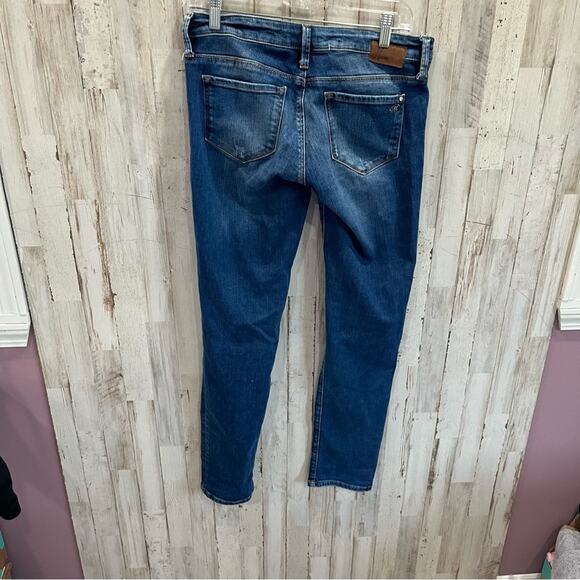 Mavi Emma Slim Boyfriend Blue Jeans Distressed Low Rise - Picture 4 of 9